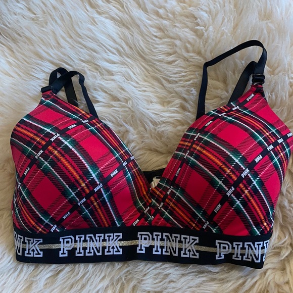 Victoria Secret “PINK” Plaid Bra - Picture 1 of 3